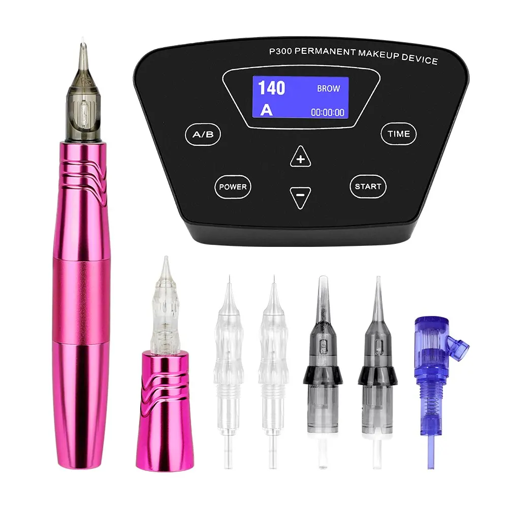 Sale Professional Permanent Makeup Hollow Cup Motor RCA Eyebrow Machines Pmu Double-ended Pen Rotary Mast Gun Tattoo Supplier