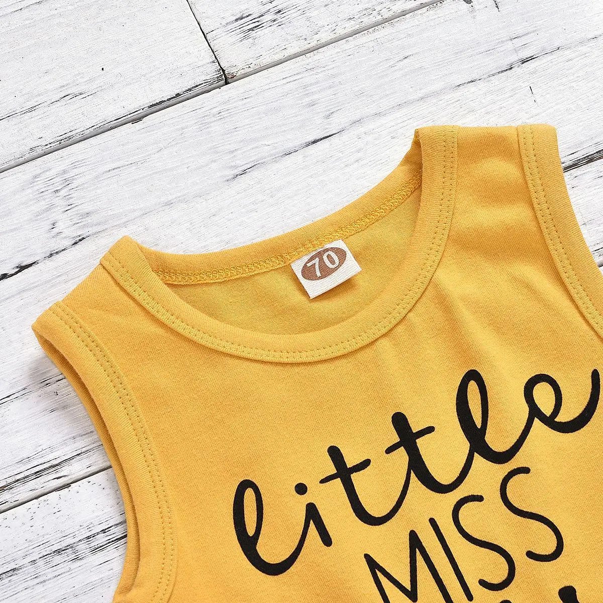 0-24 Months Little Miss Sassy Pants Baby Girl 2 Pieces Clothing Set Fashion Cute Children Outfit Tank Top Summer Pants Toddler