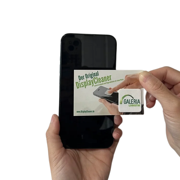 oem package promotional business gifts logo printed microfiber silicone pad glasses sticky gel phone screen cleaner pad