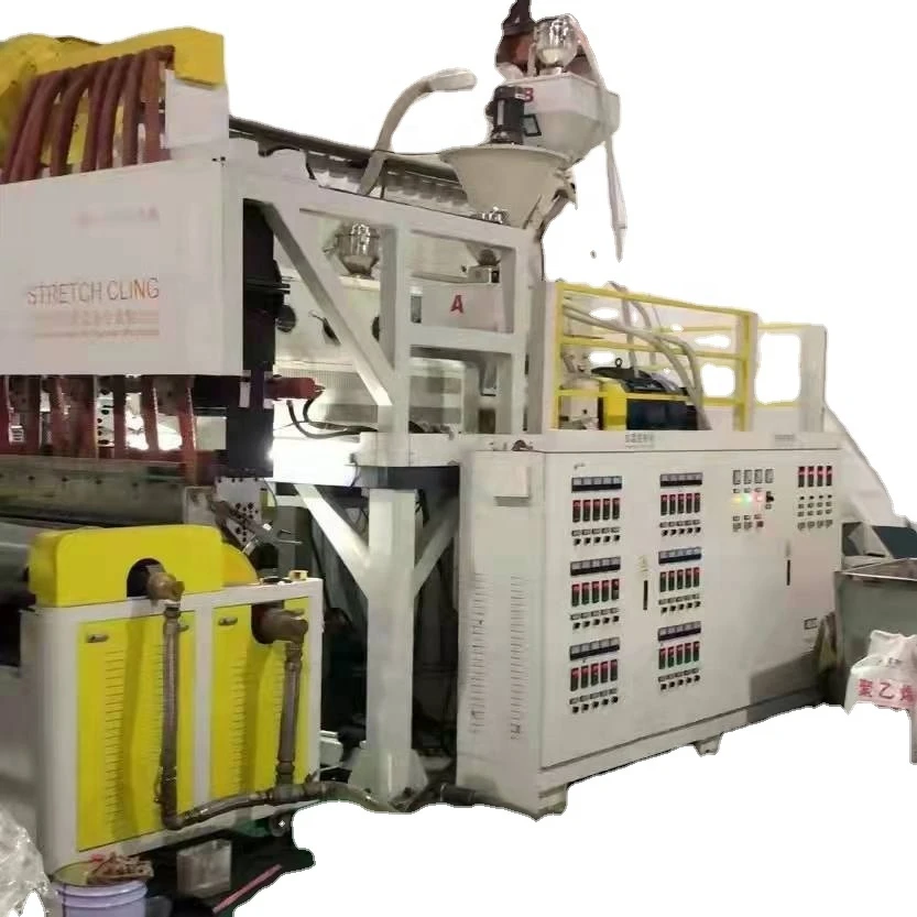 1500mm Used 3 Layers PE Stretch Film Fully Automatic Machine