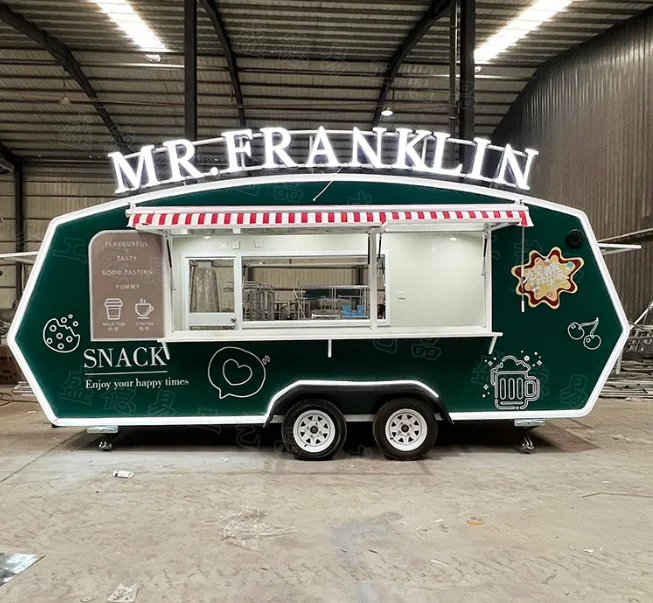 Профессиональный полностью оборудованный Foodtruck Fast Food Cart кофе мороженое мобильный кухонный грузовик