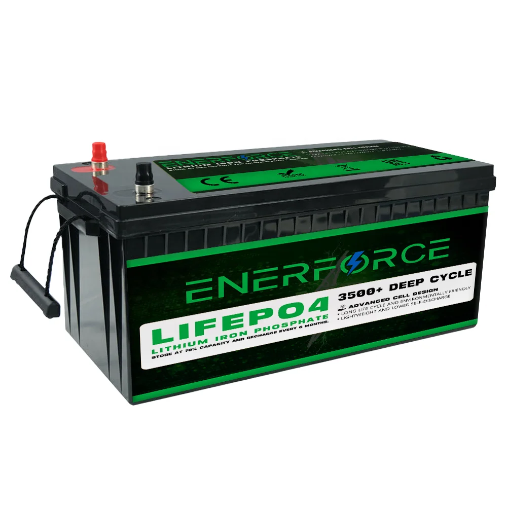 Аккумулятор Enerforce Lifepo4 12 В 200 мАч солнечная батарея литий-фосфат железа Ip55 Lfp аккумулятор