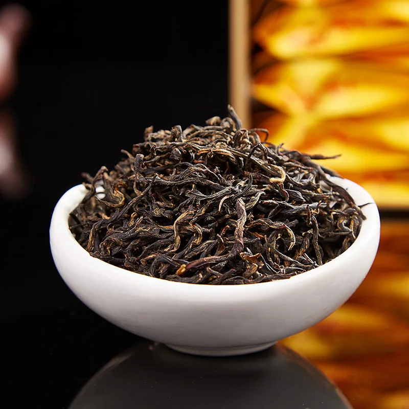 High Quality Organic Chinese Yunnan Black Tea Factory Wholesale Bulk Loose Leaf Health Tea Hand-Picked Tea Leaves