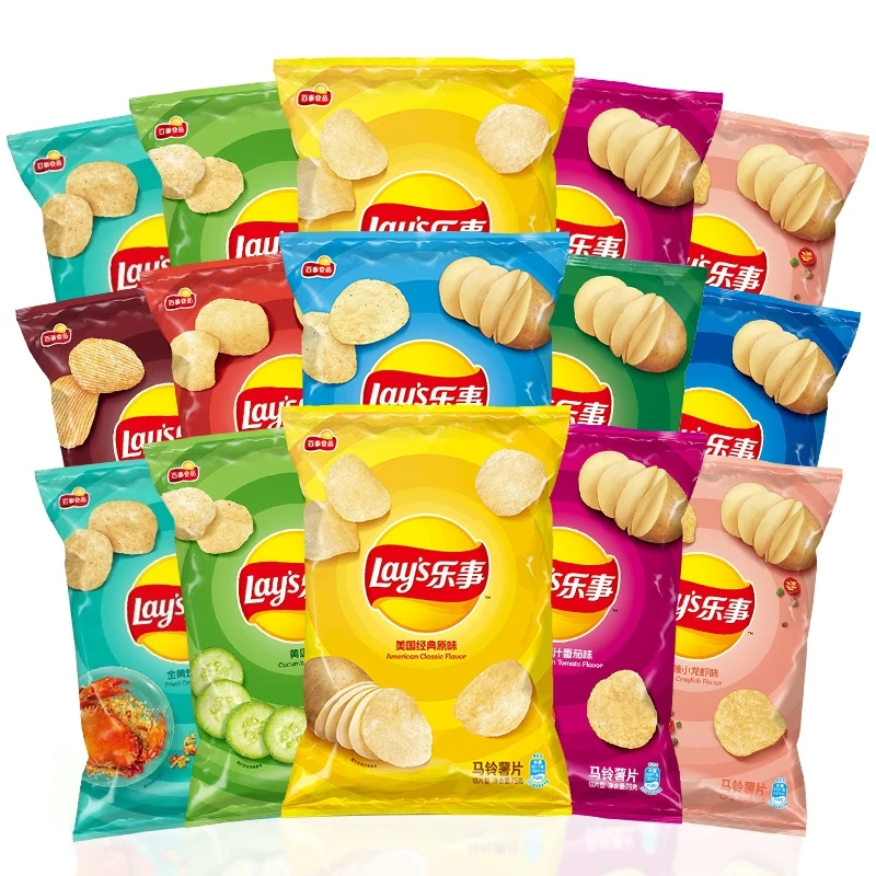High-Quality Raw Materials Potato Chips Healthy Crispy Bagged Potato Chips