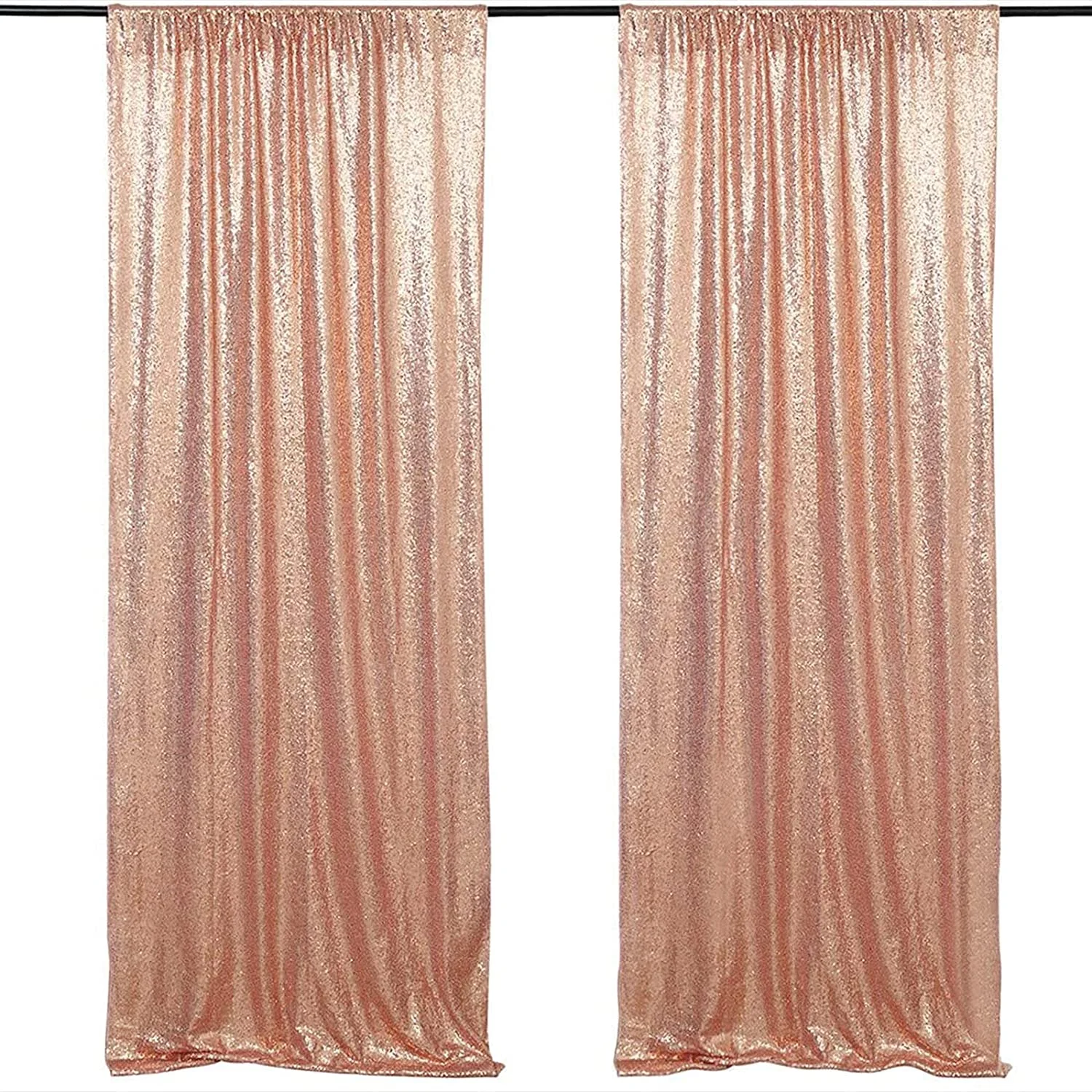 Weekly Deal Sequin Glitter Gold Backdrop Curtain Drape for Wedding Decoration