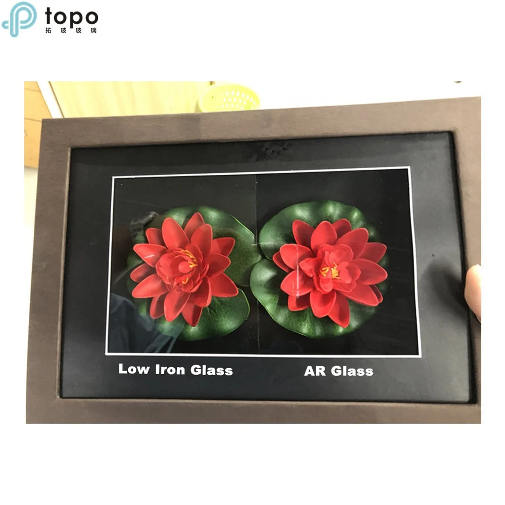 
95.8% Light Transmittance Anti Reflective Ar Glass for Museum (AR-TP) 