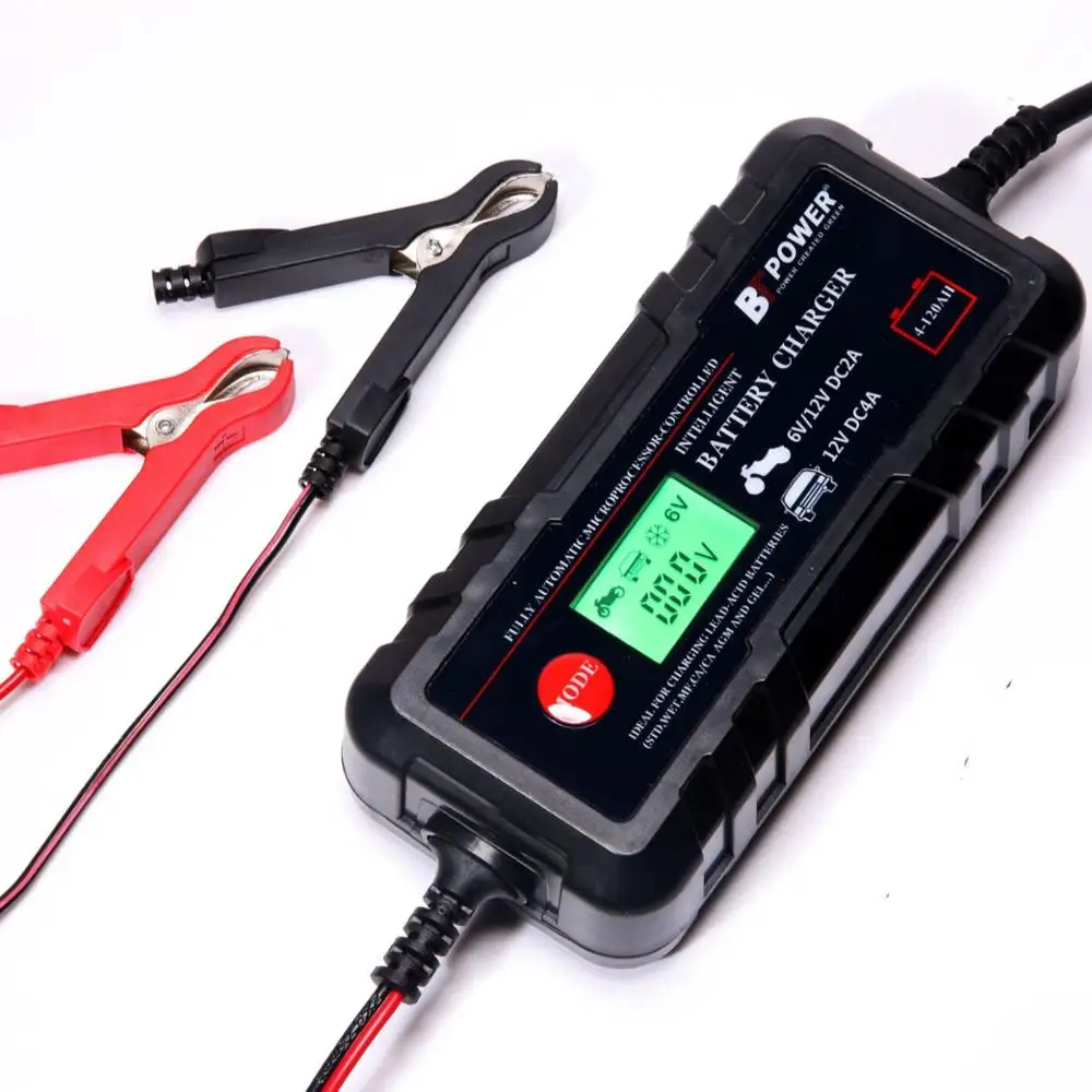 automatic lead-acid on-board battery charger 6V 12V 2A 4A