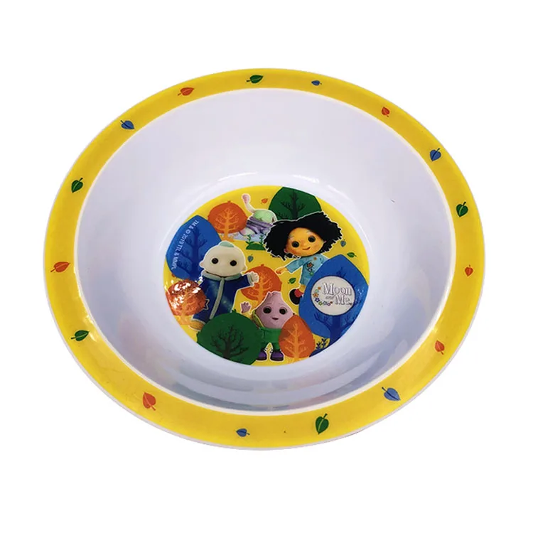 OEM BAP бесплатная Оптовая продажа приветствуется IML печатная обеденная тарелка для ресторана набор PP пищевых детских тарелок