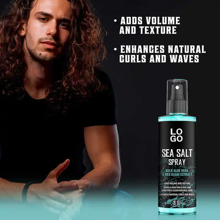 Natural Sea Salt Spray Men Lifts And Volumizer For Hair Thickening Texturizing Volumizing Curl Sea Salt Hair Spray