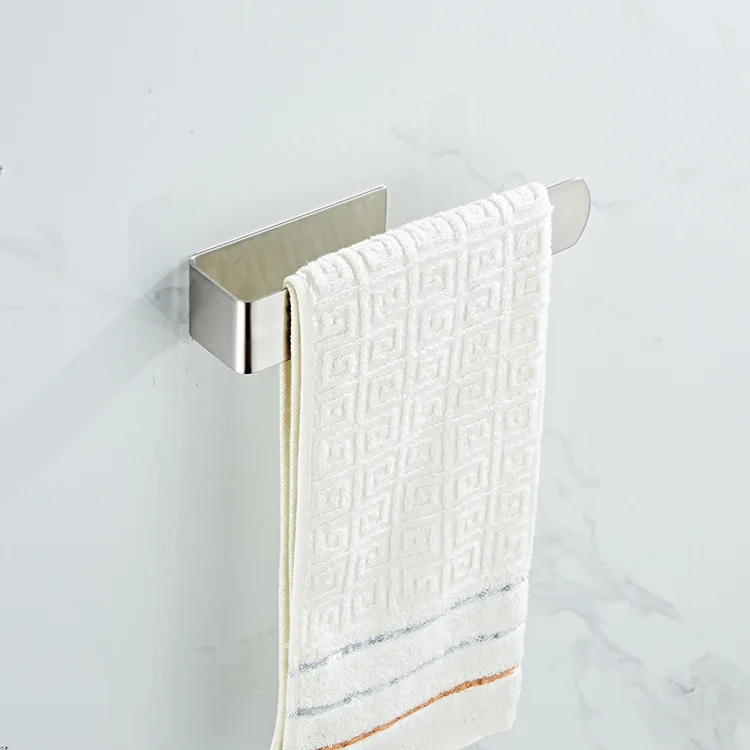 Home Stainless Steel Towel Rack Bathroom Towel Shelf Holder Bathroom Accessories Wall Mount Modern