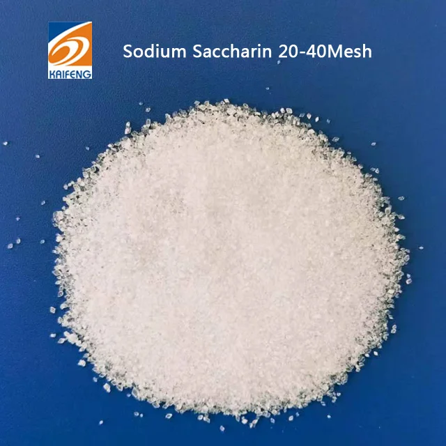 KAIFENG 20-40 mesh HALAL poultry feed ingredients sweetener factory price sodium saccharin powder for pigs