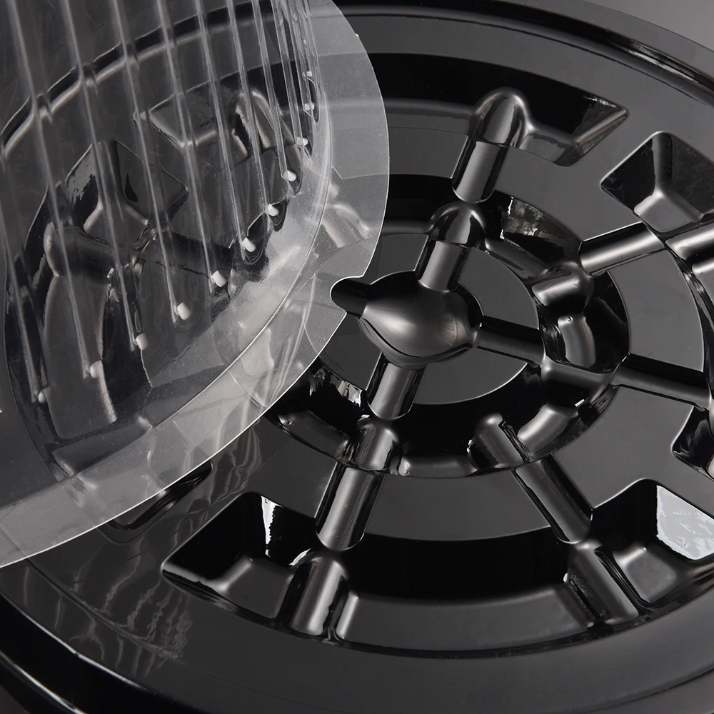 Wholesale Custom PET Biodegradable 8 inch Disposable Clear Food Plastic Container Dome Cheese Cake Packaging Box With Lid Tray