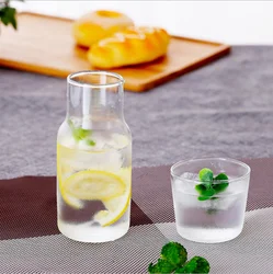 Wholesale high borosilicate glass one person drink cup cold drink cup juice cup