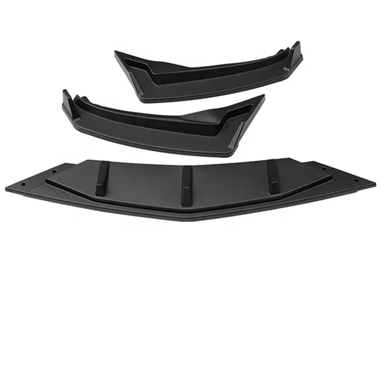 Фабричное производство для 2017-2021 Volkswagen Magotan, 3 шт., ярко-черный комплект передних бамперов для губ, отделитель спойлера