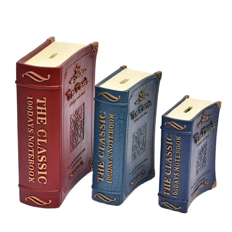 OEM funny money box gift kids saving bank book, wholesale personalized kids piggy bank money boxes