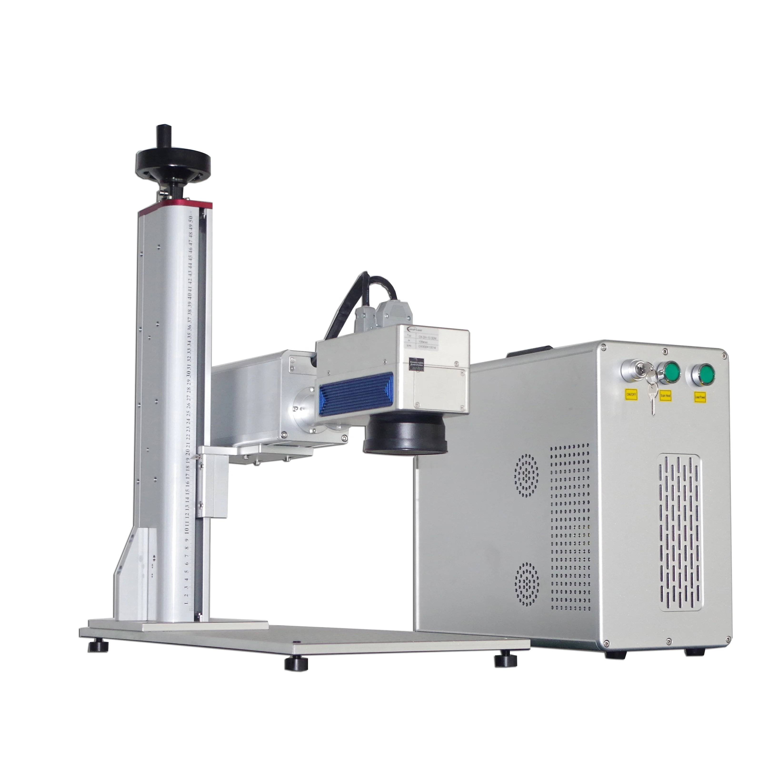  3D Marker CNC Metal Plastic Printer Logo Fiber Laser Engraving Printing Marking Machine 30W 50W