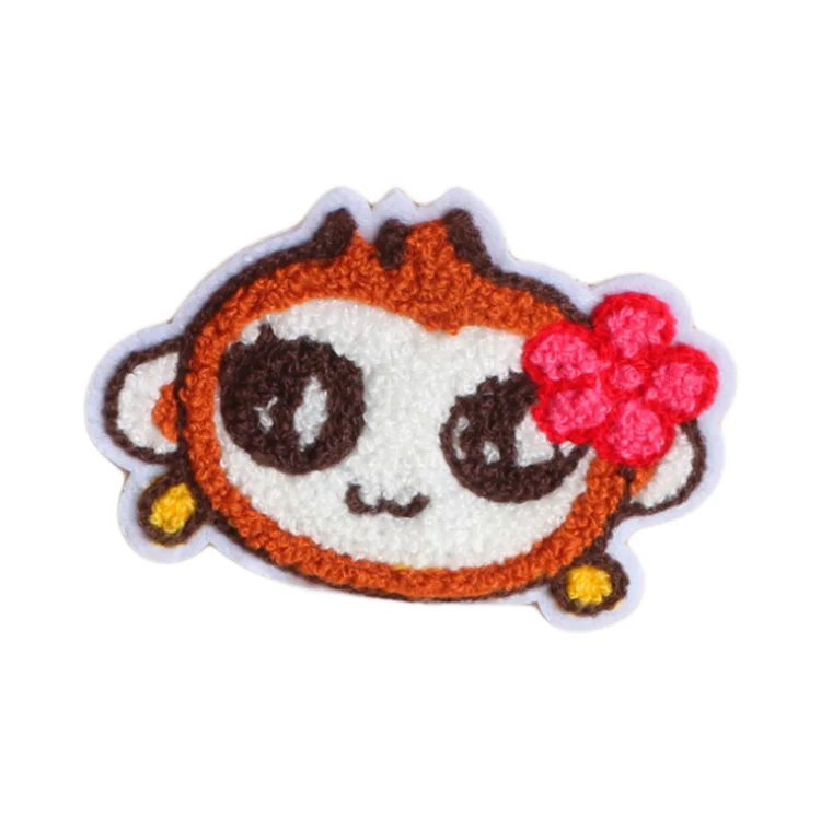 
High quality custom chenille embroidered patches towel patches wholesale with low MOQ 