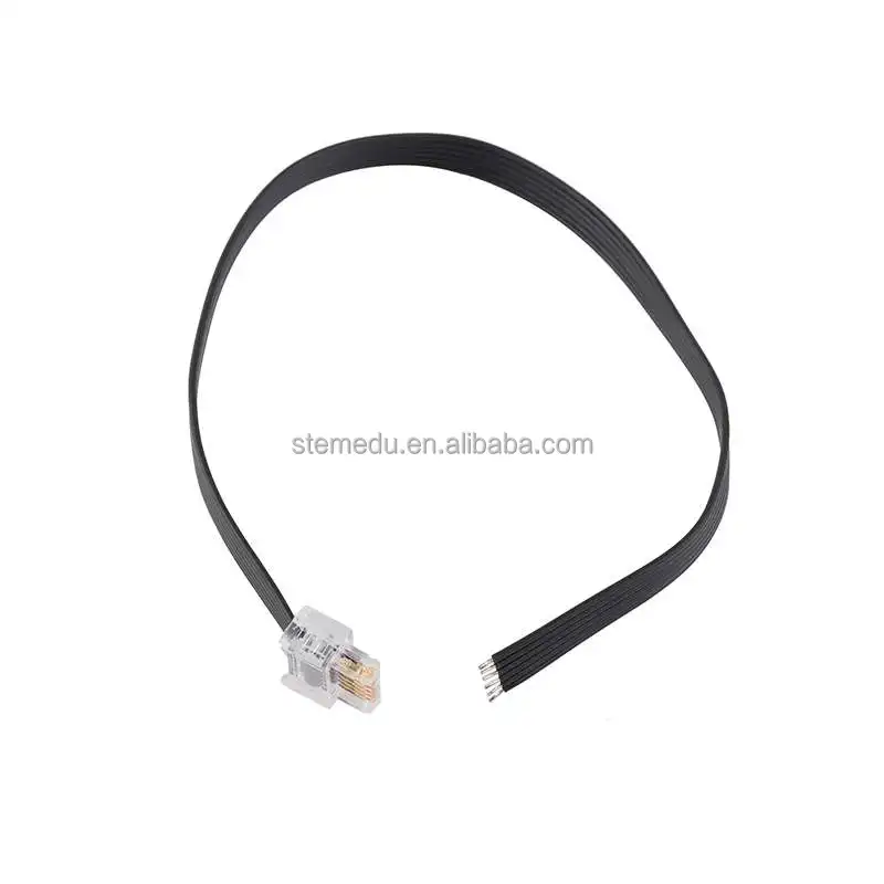 Crystal Connector Cable 25cm Motor Sensor Repair Dedicated Wire compatible with wedo2.0 Building Blocks PF M.OC Rarts