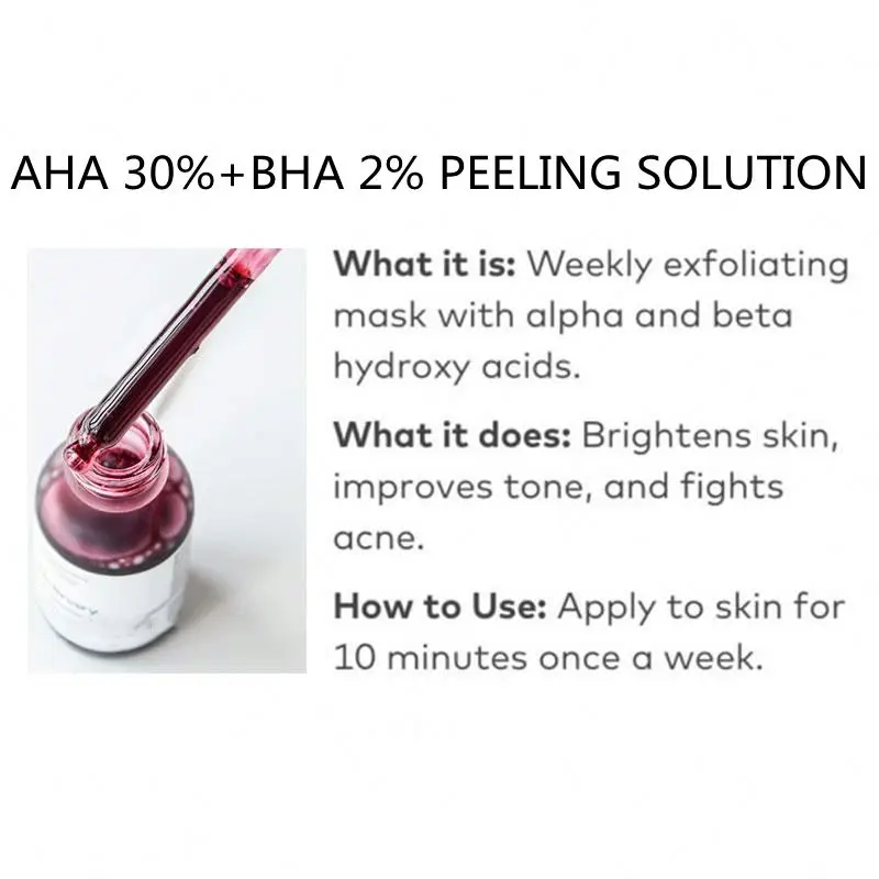 Wholesale Skin Care Ordinary Serum Whitening Ordinary Glycolic AHA 30% BHA 2% Peeling Solution