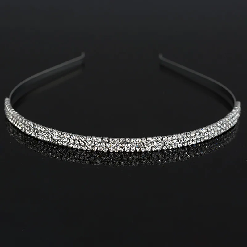 New Super America star models Korean jewelry sweet lady temperament Crystal tiara headbands hair accessories