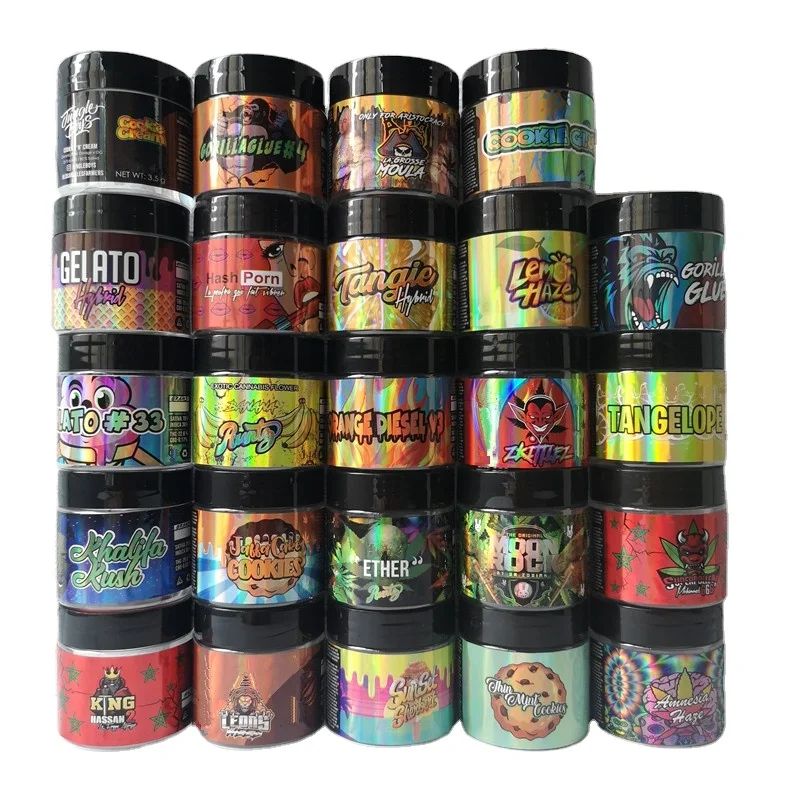 Оптовая продажа, пластиковая банка с винтовой крышкой для пищевых продуктов, 3,5 г, 100 мл