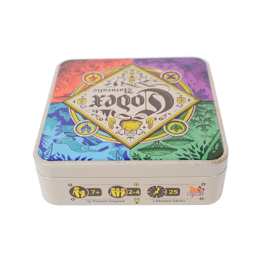 Factory Custom Cartoon Food Metal Tinplate Tin Box Candy Snacks Biscuit Tea Gift Packaging Tin Cans Cookie Container Iron Box