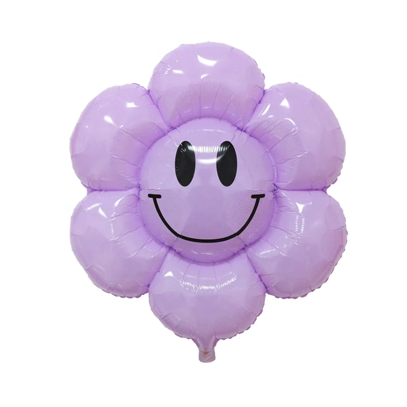 BONA new advertising helium to inflate decoration flowers balloon filling air sunflower balloons
