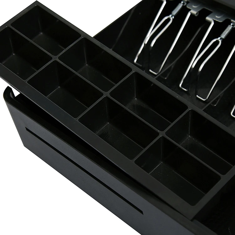 Pos System Cash Register Pos MachineRj11 RJ12  Black Top Selling 4 Bill 8Bill 405mm   Cash Drawer High Quality    for POS Termi