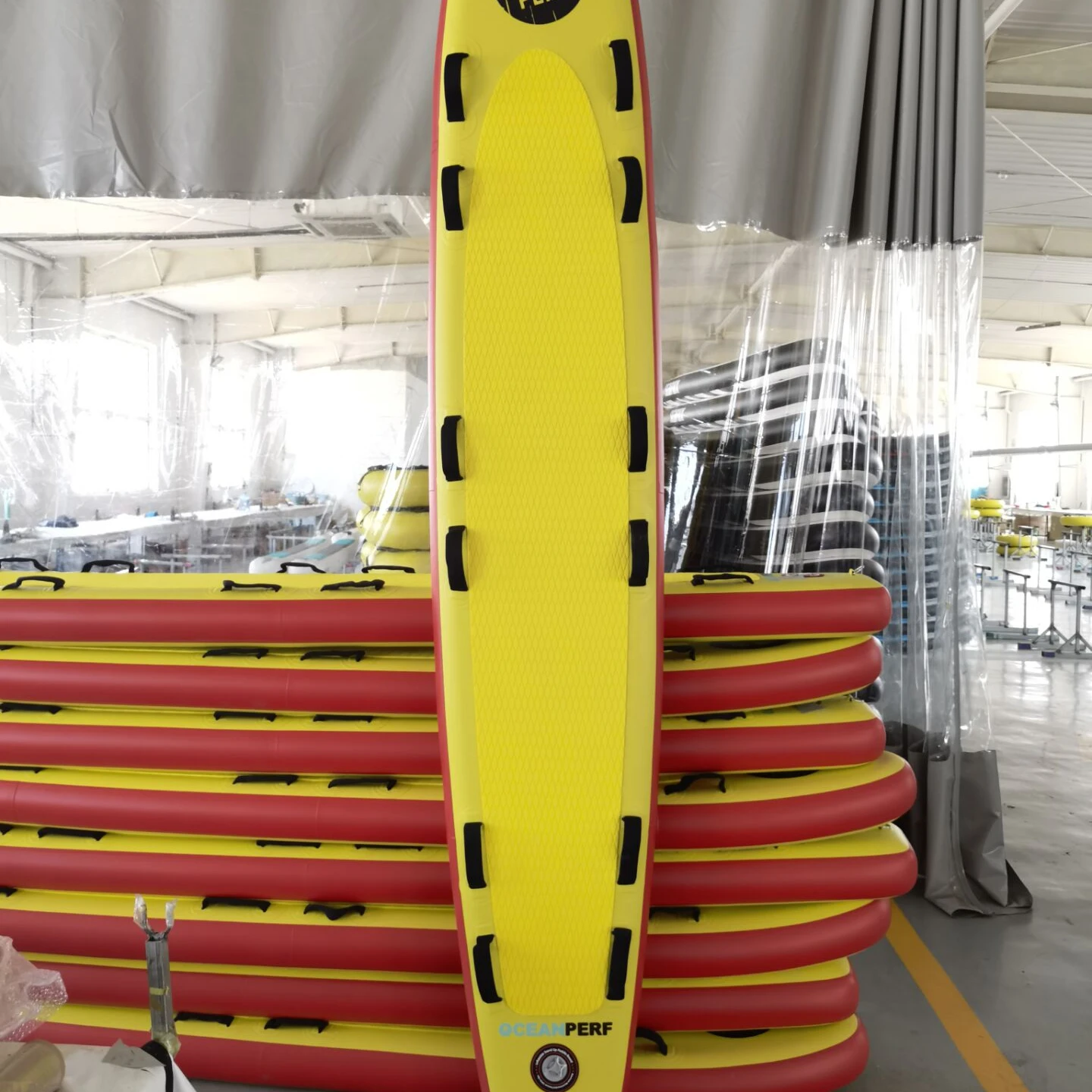 320X60X15Cm Jet Ski Rescue Sled Promotion Surf Surfboards Inflatable Soft Foldable Paddle Board