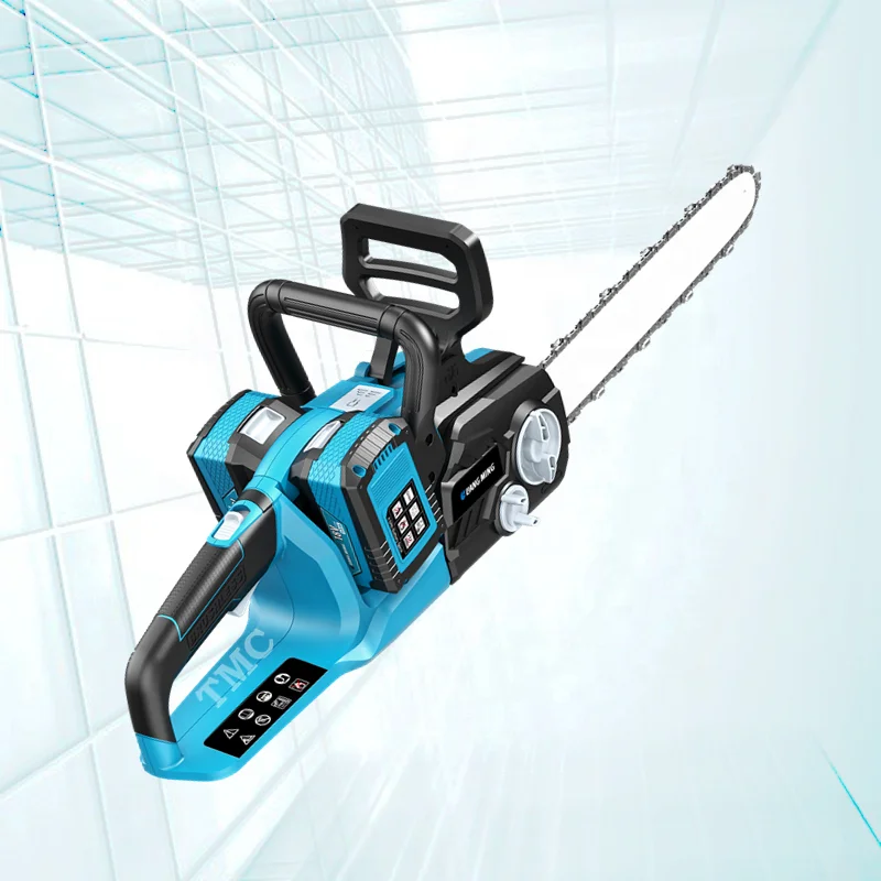 
2021 Hot Sale Rechargeable Power Tools Electric Li-ion Battery Cordless Brushless Chain Saw 18Vx2 model CHS-B0136 