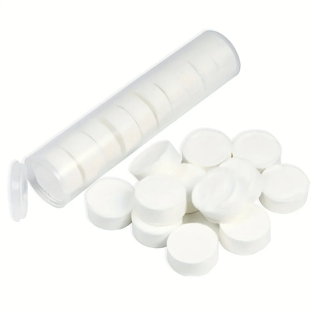 Oem Customized Logo Plastic Tube Packaged Biodegradable Disposable Compressed Tissue Face Towel