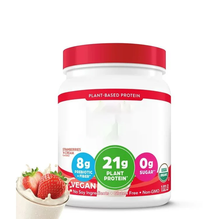 Organic vegetarian protein powder plant based protein powder organic rice vegan organic protein powder