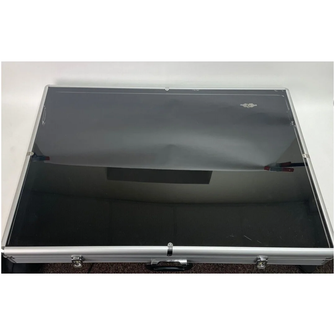 Aluminum Acrylic Table Top Trade Show Portable Display Case Trading Card/jewelry Customized Logo Travel Jewelry Case 3 Years