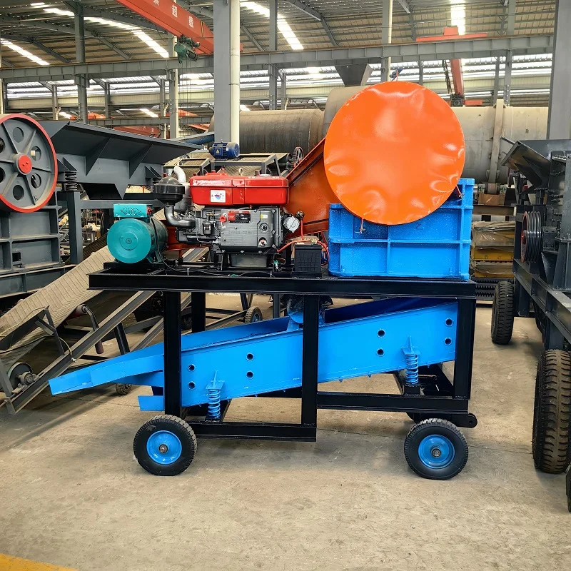 Portable New Stone Crusher Pe 150x250 Mobile Jaw Crusher With Vibrating Screen Listing
