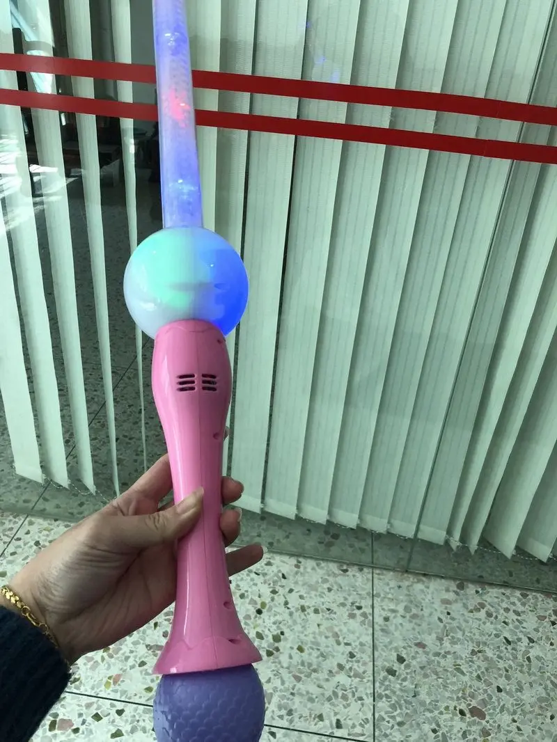 Music Electric Blowing Bubble Maker Bubble Wand With Light For Kids outdoor and indoor electric glow stick bubble toy