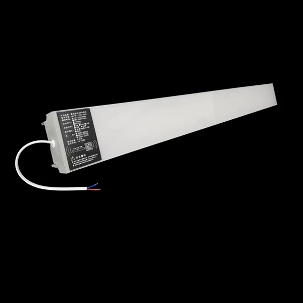 100mm Width 1M NO Cable Tray Linkable LED linear aluminum profile strip light for Basement parking lot garage