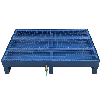Heavy Duty Forklift Stackable Leakproof iron tray Mesh Pallets Storage Metal Steel Pallet Steel Spill Containment Pallets