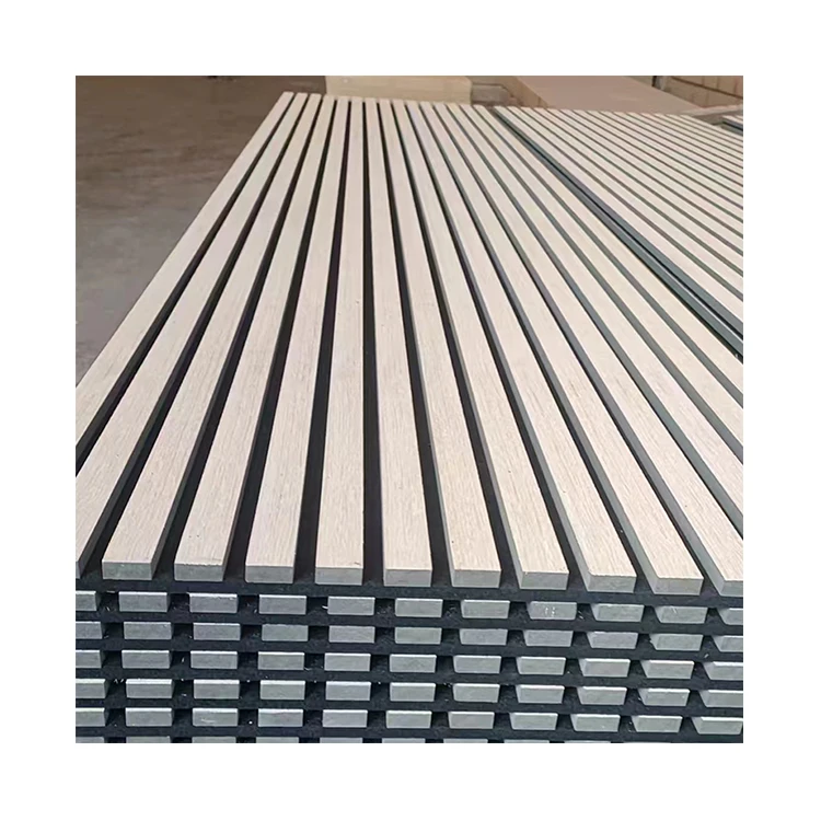 2024 New Design Hot Sale Product Wood Veneer Paneling Acoustic Wood Panels Home Wooden Decoration Boards 3D Acoustic Panels