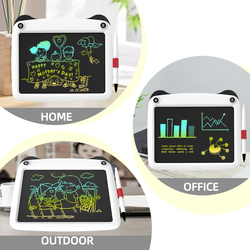 Factory Electronic Writing Pad Lcd Erasable Memo Pad Kids Drawing Boards Ewriter Board LCD Writing Tablets