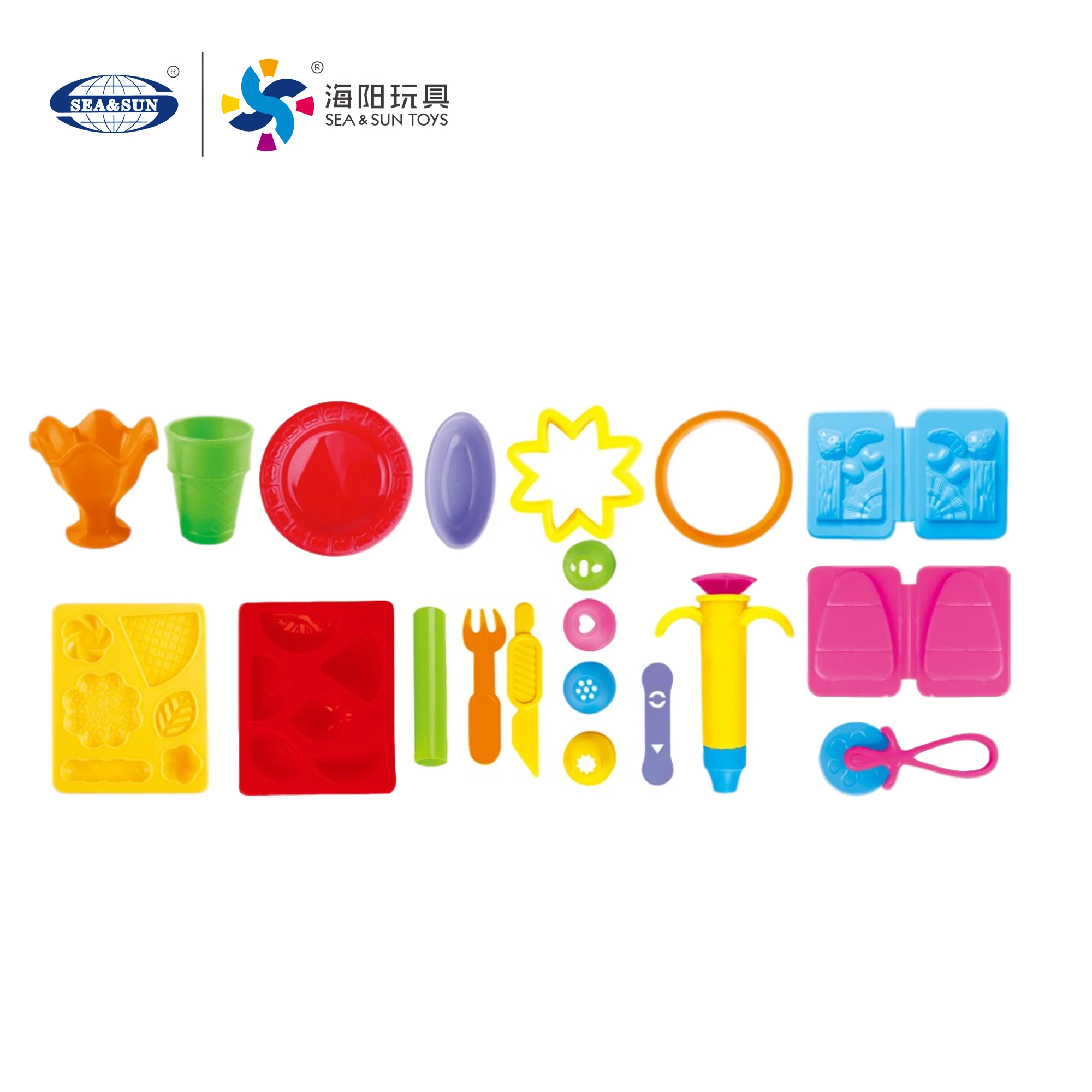 Kids hot sale funny educational diy playdough colorful mud clay toy