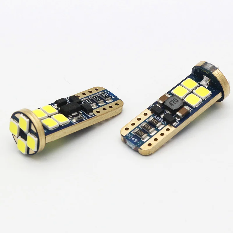 led Bulb Lamp T10-3030-12SMD Canbus License Plate Lamp 12V Car LED BULBs For Interior Light Indicator Lamp LED License Light