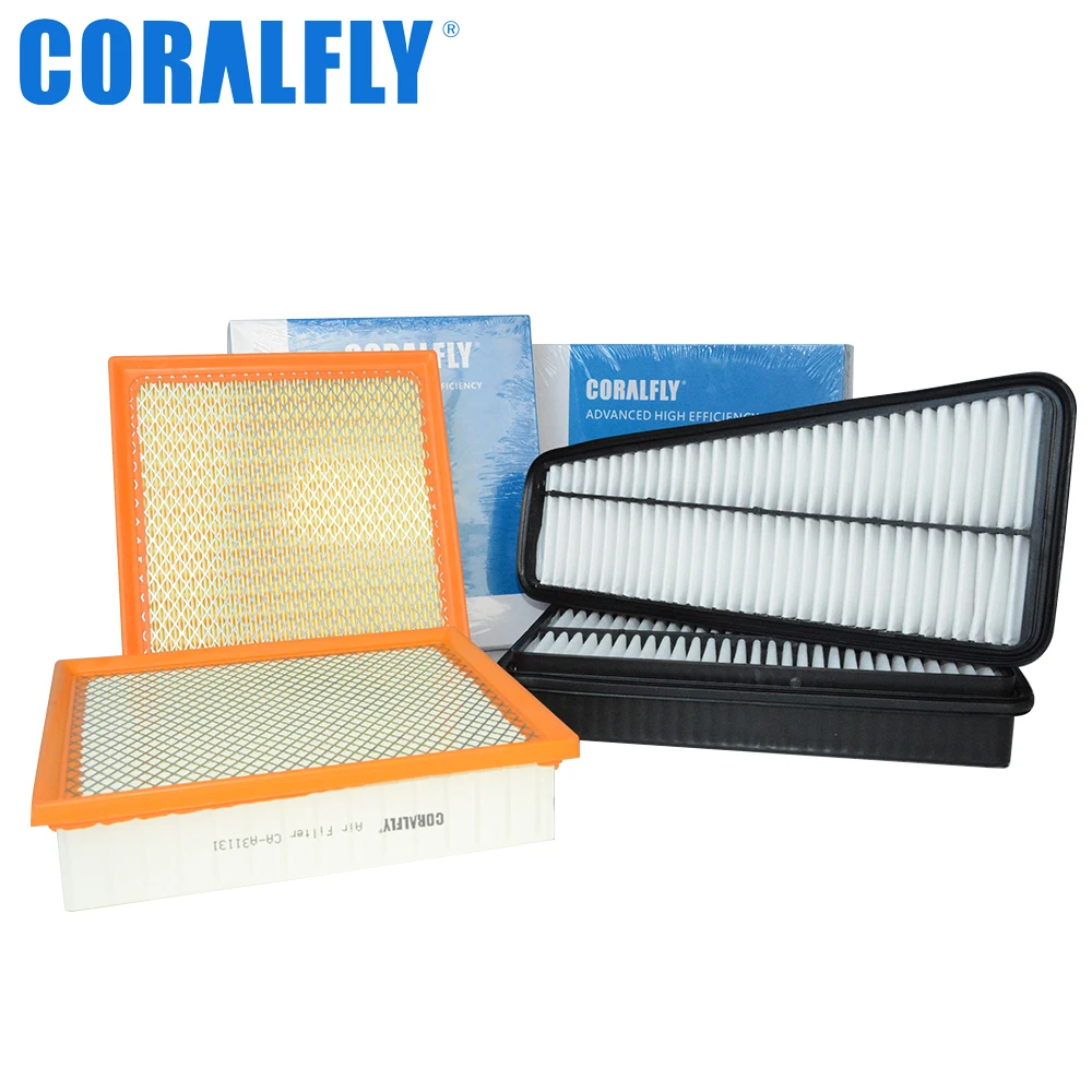 Coralfly оптовая продажа оригинальные детали для автомобильных фильтров двигателя Hepa элементы воздушных