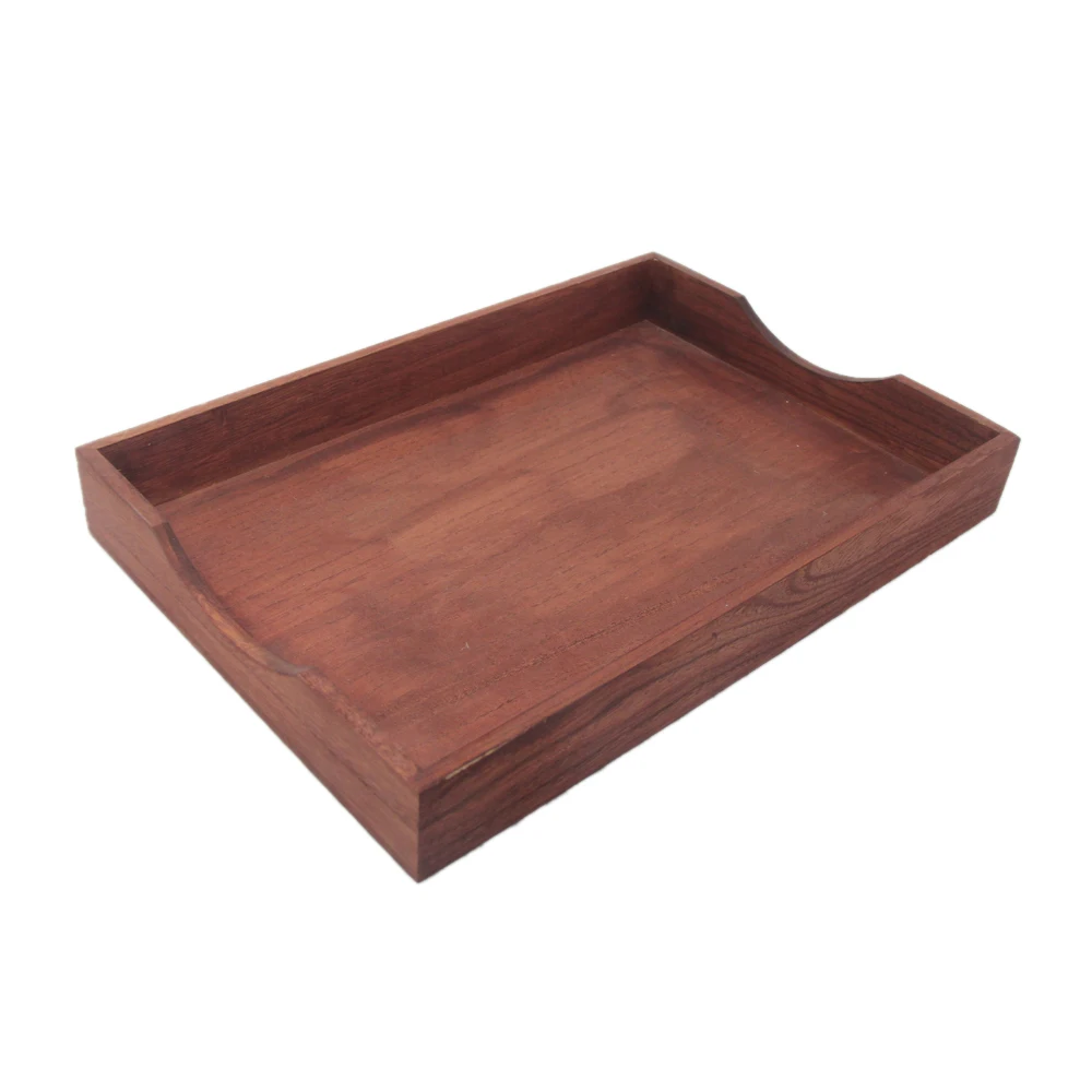 Wholesale 100% Handmade Bathroom Service Antique Wooden Hotel Amenity Tray