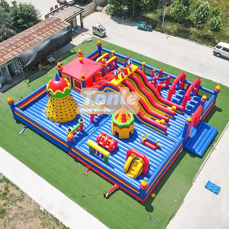 carnival games inflatable theme park inflatable obstacle course for sale