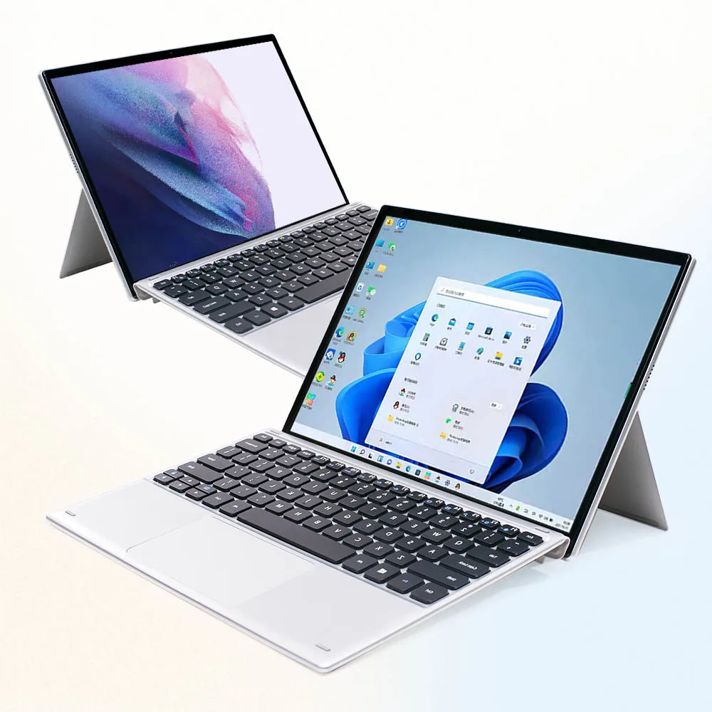 New Design 3000*2000 IPS Touch Screen 2in1 12.3 Inch Laptop Android Tablet PC Cheap for Home&Office