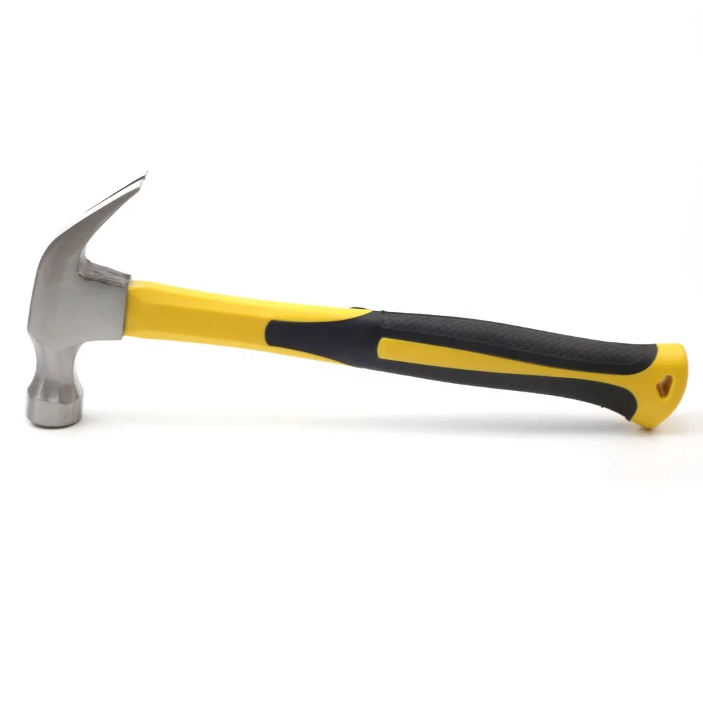 American Type 8oz 16oz 20oz Claw Hammer With Plastic Coated Fiberglass
