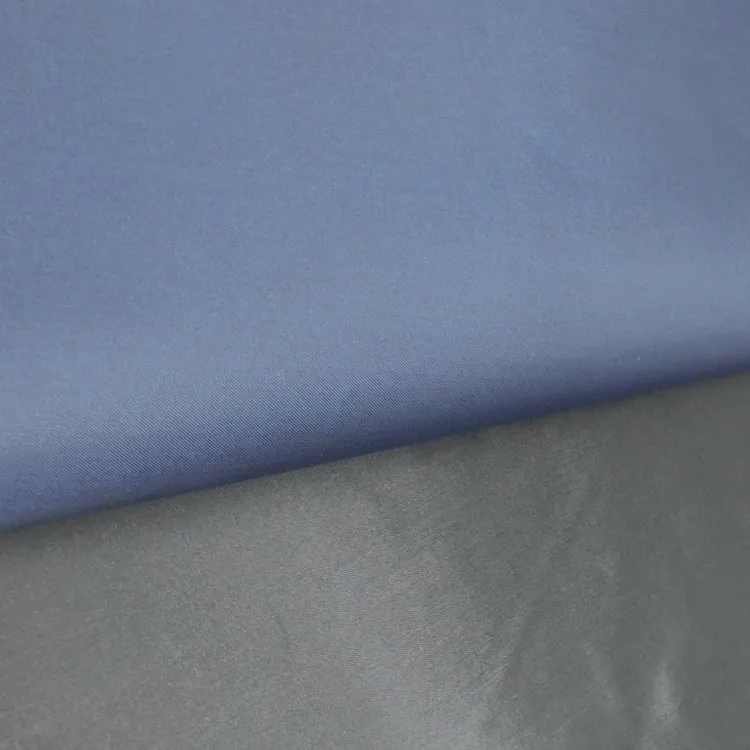 
CHINA jiangsu 210T lining taffeta polyester waterproof PA coated plain dyed 100% polyester fabric 