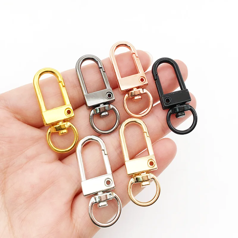Zinc Alloy handbag accessories mini metal Snap Hook Bag Lobster Clasps Swivel snap Trigger Clips