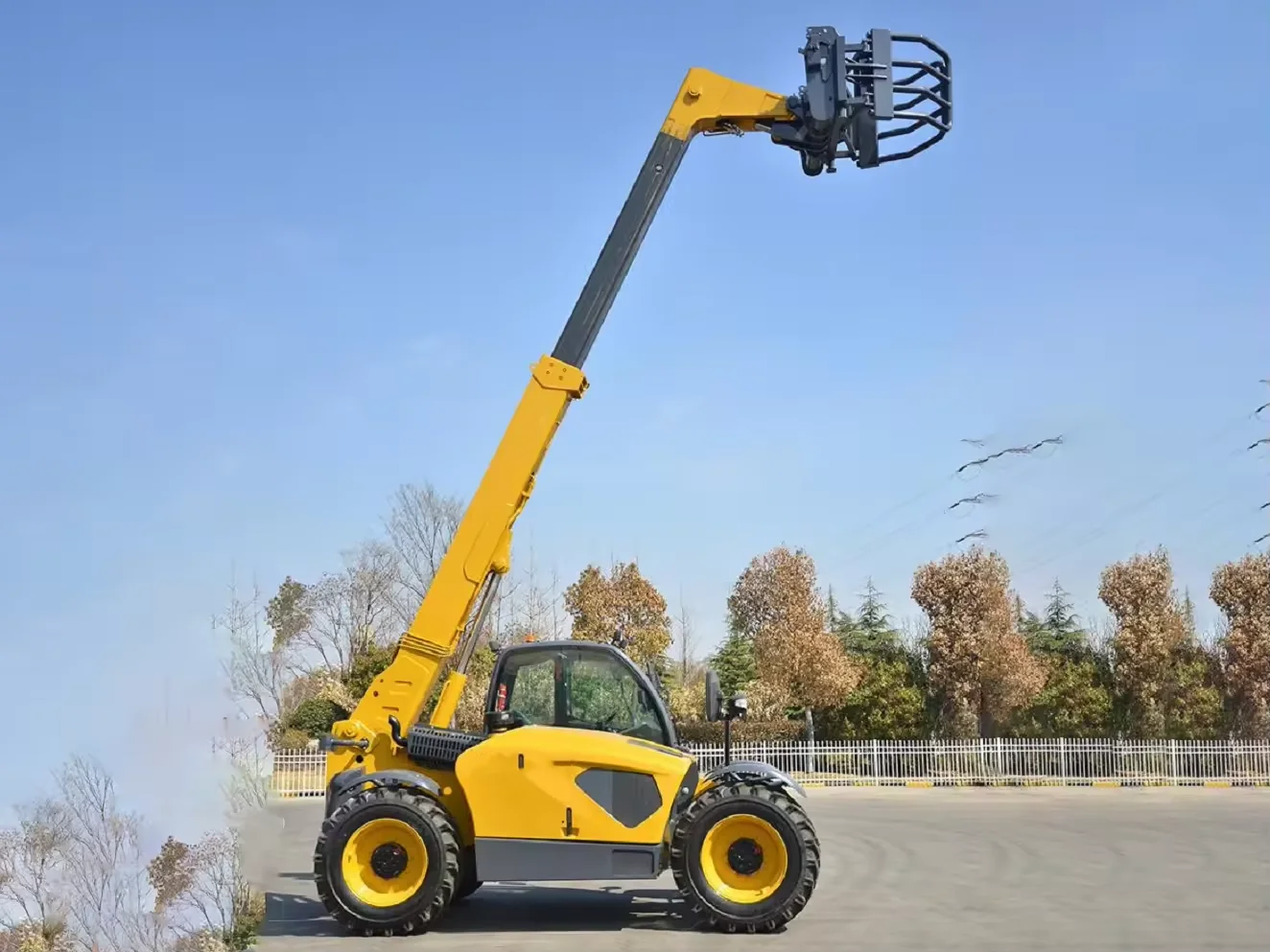 Telescopic Forklift Diesel Weichai 103kw Motor 3 ton 4 ton Chinese Compact boom handler mini telehandler