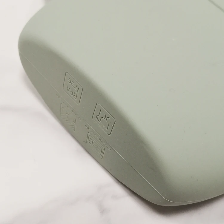 BPA Free Food Storage Pouch Dog Shaped Silicone Baby Snack Bag with Zip Lock